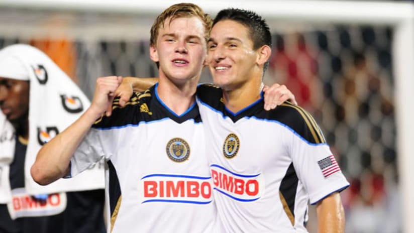 Union Home Grown signees Jimmy McLaughlin and Zach Pfeffer
