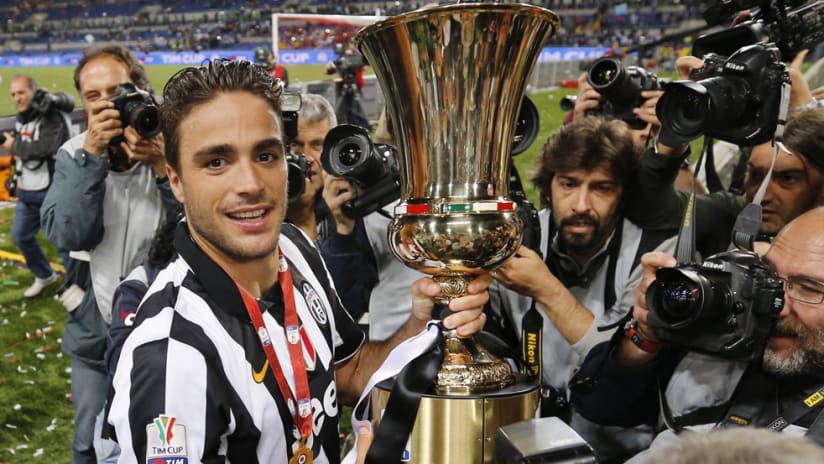 Alessandro Matri - Juventus - Coppa Italia celebration