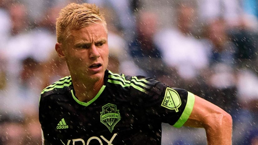 Andy Rose - Seattle Sounders - close-up