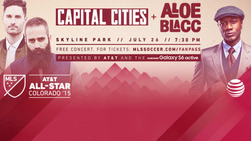 All-Star Game - 2015 - concert - Capital Cities and Aloe Blacc