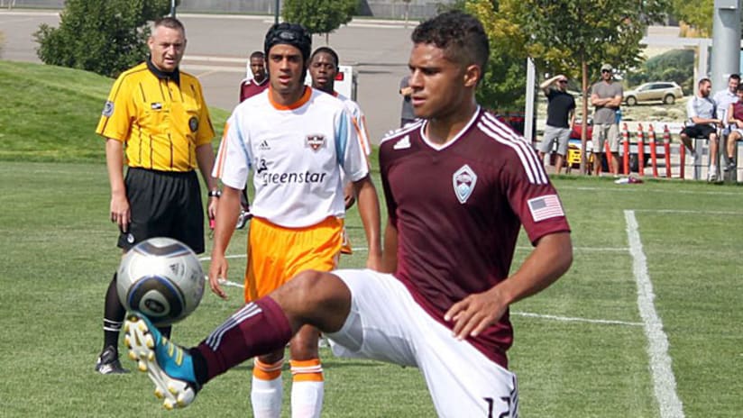 Quincy Amarikwa and the Rapids reserves pummelled Houston.