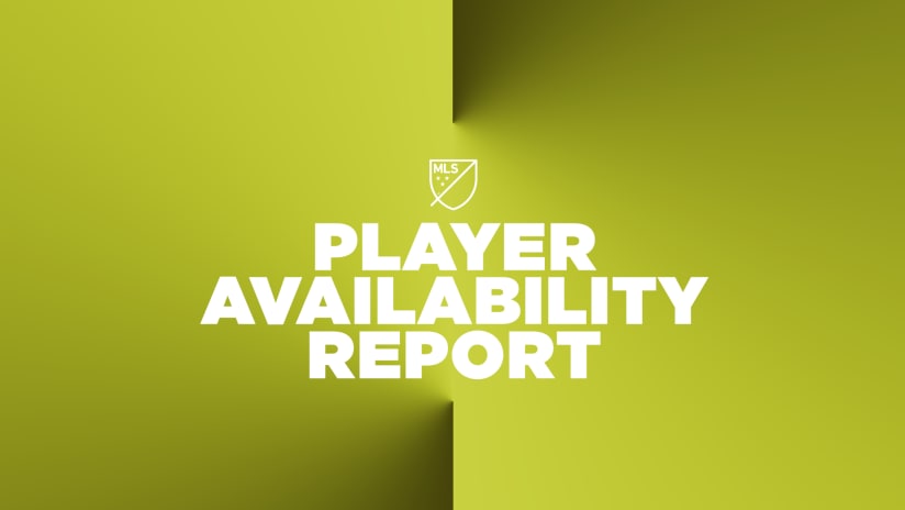 Player Availability Report