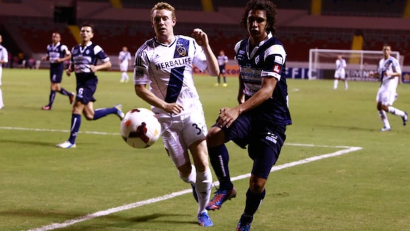 Jack McBean in action at Cartagines in the CCL