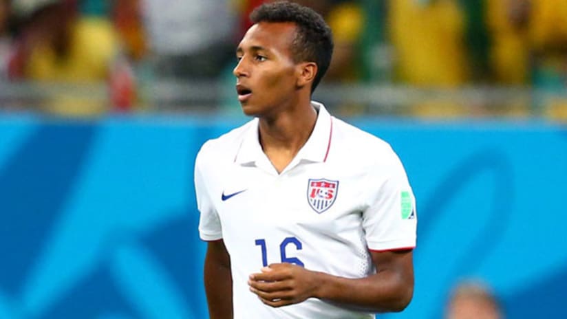 Julian Green at the 2014 World Cup in Brazil
