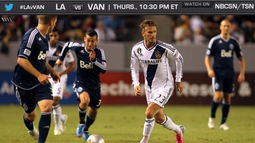 LA Galaxy's David Beckham vs. Vancouver (Sept. 1, 2012)