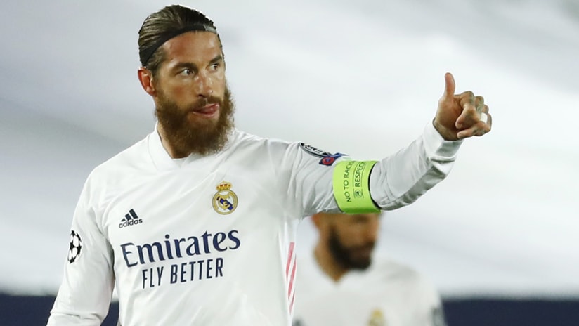 Sergio Ramos - Real Madrid - thumbs up