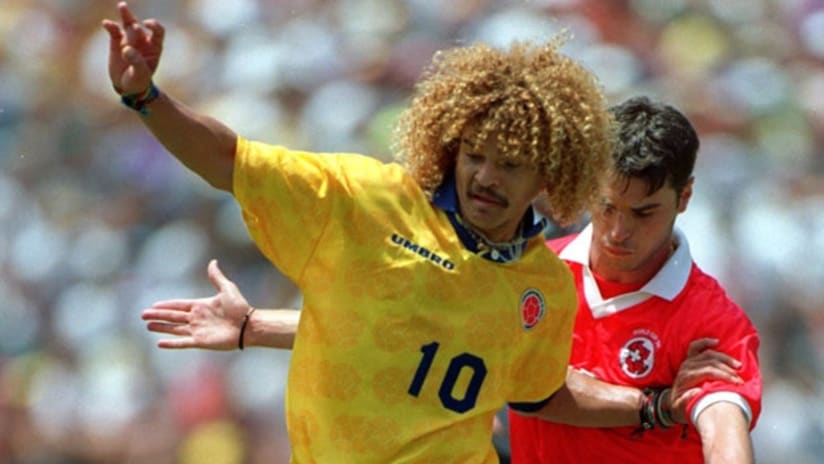 Carlos Valderrama at the 1994 World Cup