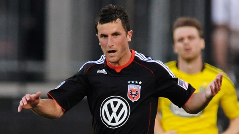 Stephen King is eager for a starting spot in D.C. United's central midfield in 2011.