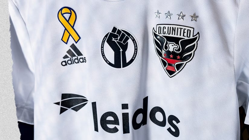DC United - Anti Racism jersey patch - THUMB ONLY