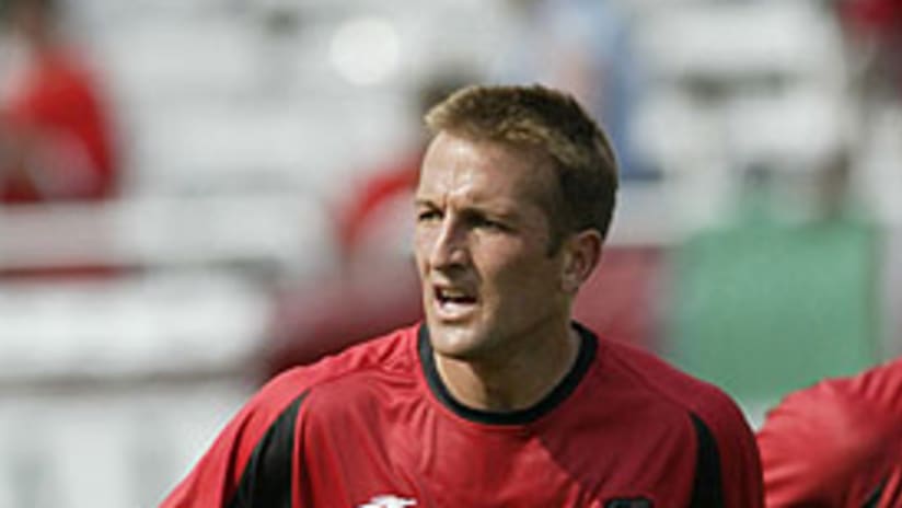 Jason Kreis made his first start of 2004 in last week's match against the Galaxy.