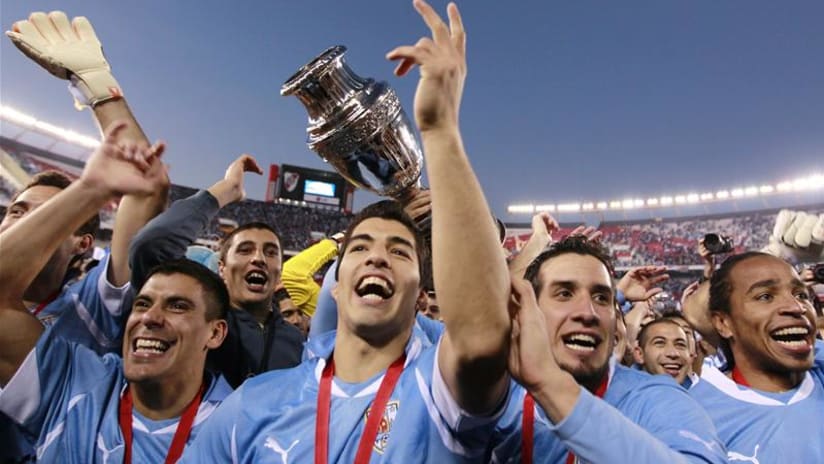 Uruguay celebrates Copa America title