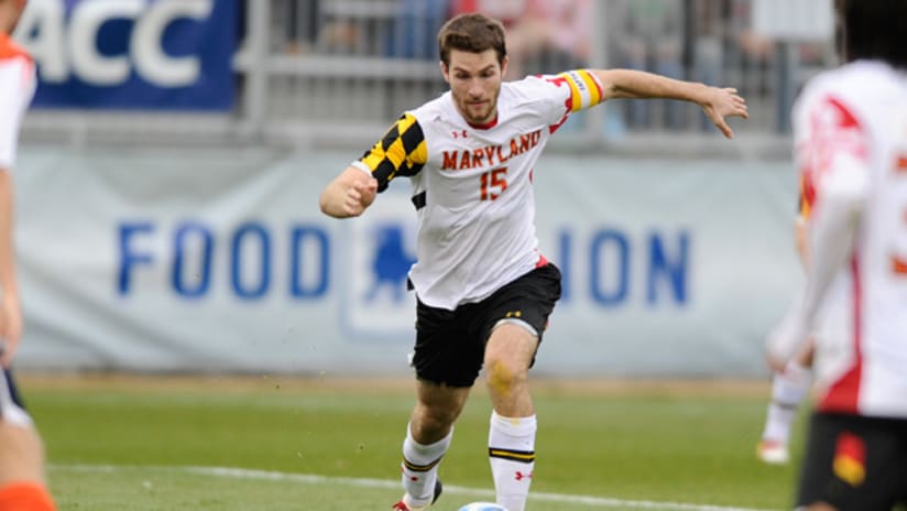 Patrick Mullins in action with Maryland
