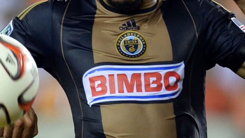 Bimbo, jersey front sponsor of the Philadelphia Union