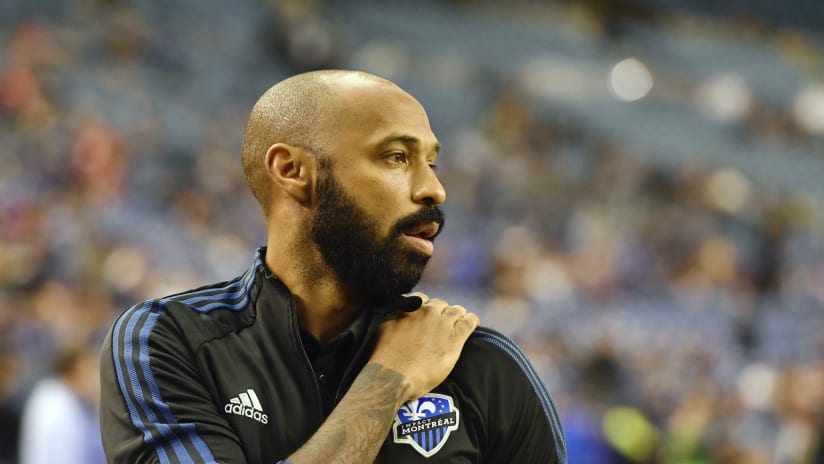 Thierry Henry - Montreal Impact - looking to the side