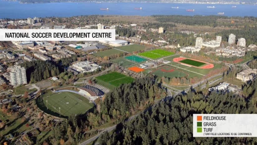 UBC training facility Vancouver Whitecaps