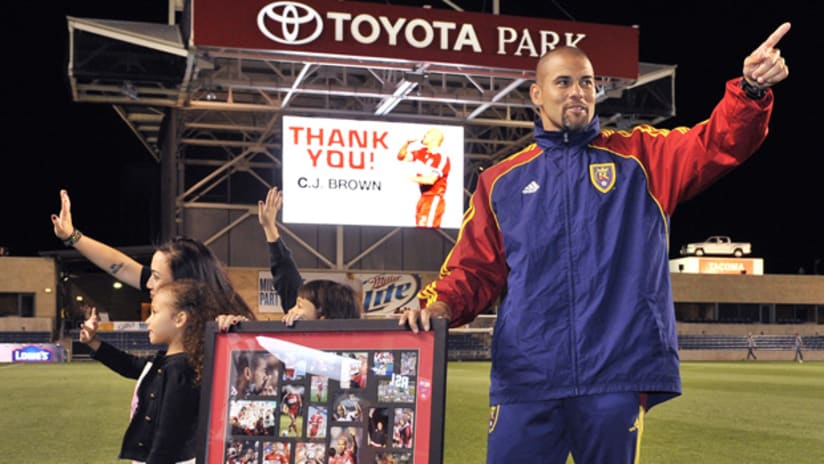 C.J. Brown honored by Chicago Fire