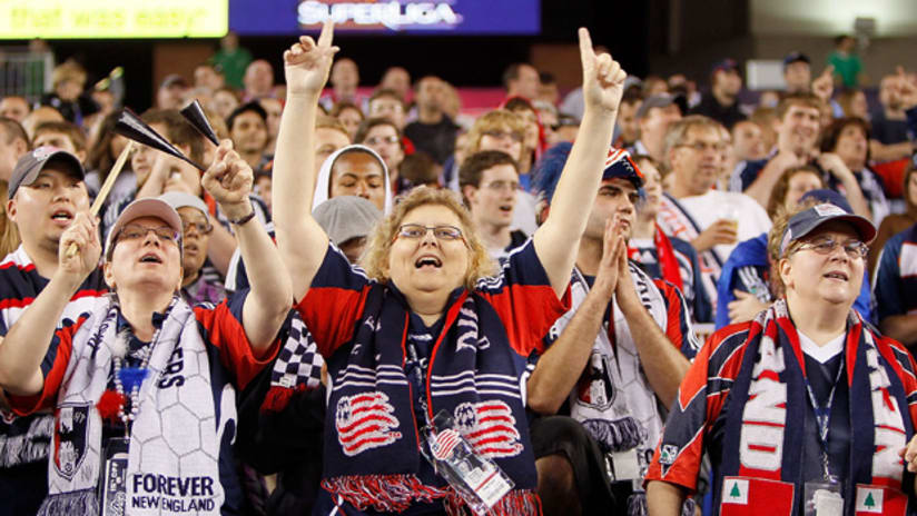 New England Revolution fans with have more seating options for the 2011 season.