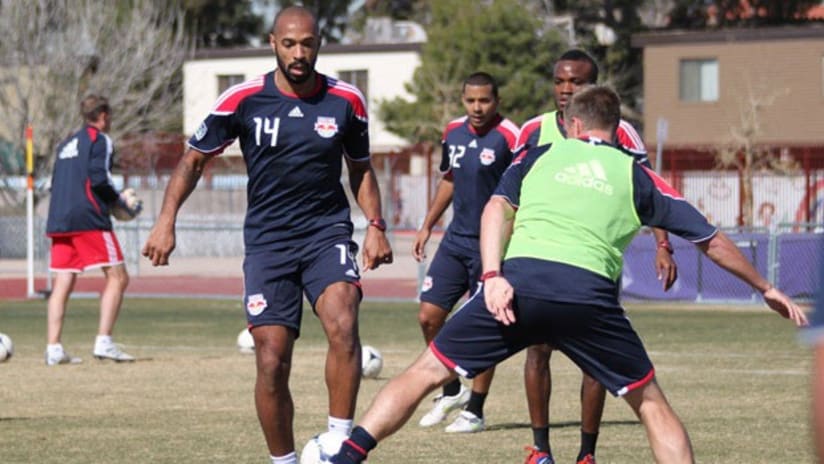 Thierry Henry returned to the Red Bulls for preseason in Arizona