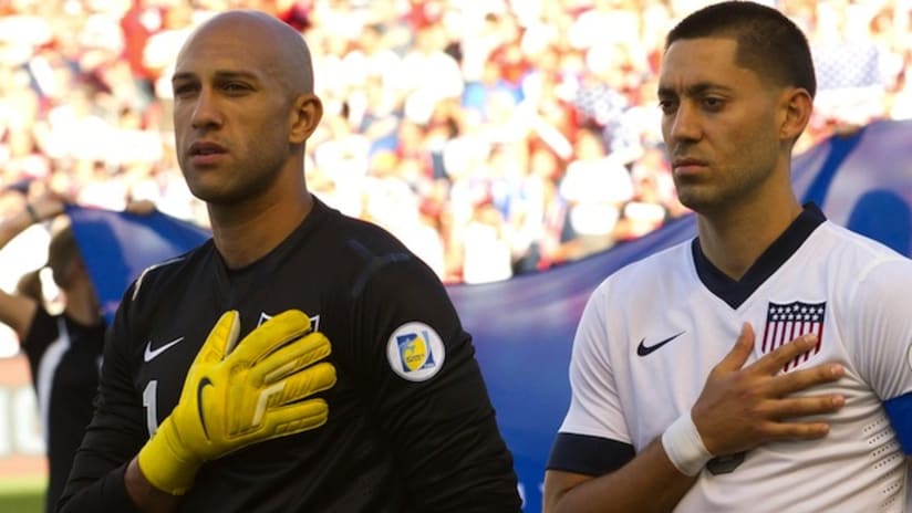 Tim Howard and Clint Dempsey are patriotic