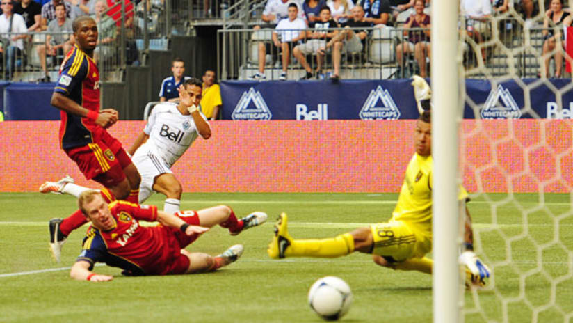 Camilo scores for Vancouver against Real Salt Lake
