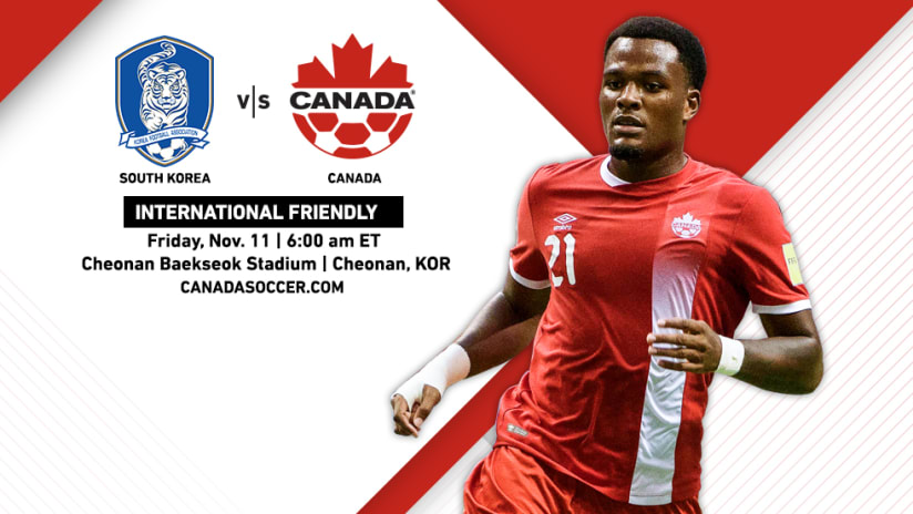 South Korea vs. Canada - November 11, 2016 - Match Image