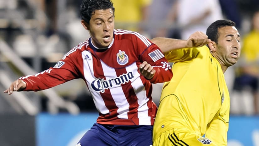 Chivas USA released Francisco Mendoza (left).