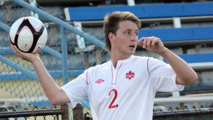 Canadian U-20 national team defender John Dollery