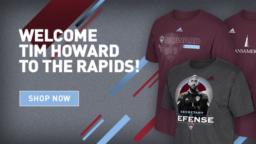 TIm Howard - MLSstore.com promo - Colorado Rapids