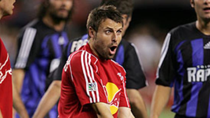 Dema Kovalenko and the Red Bulls will open the 2007 season on the road.