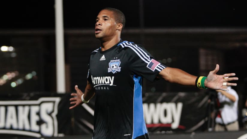 Quakes forward Ryan Johnson will look to best his 2009 tally of 11 goals