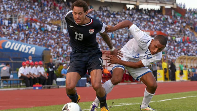 Jermaine Jones in the US match vs. Honduras