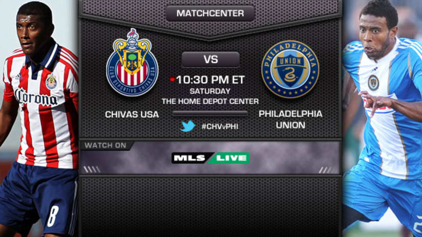 Chivas USA vs. Philadelphia Union, April 21, 2012
