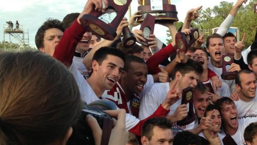 Indiana celebrate their national title