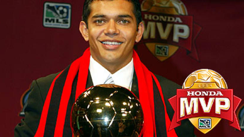 Amado Guevara was named 2004 Honda MVP on Thursday.