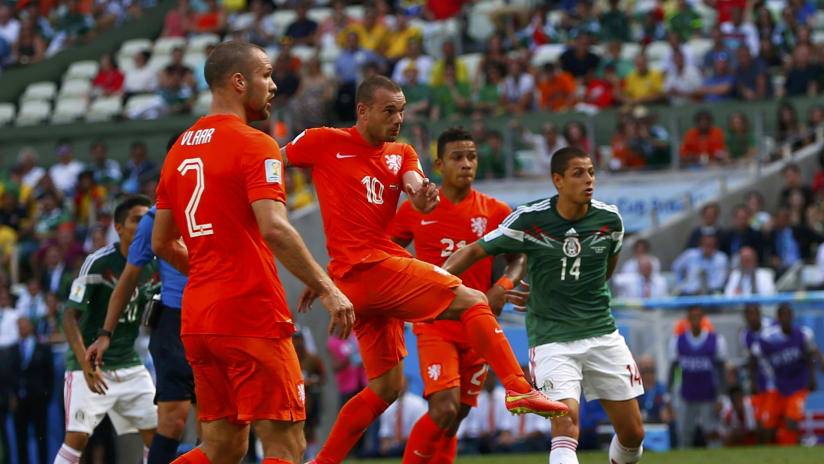 Wesley Sneijder goal vs Mexico