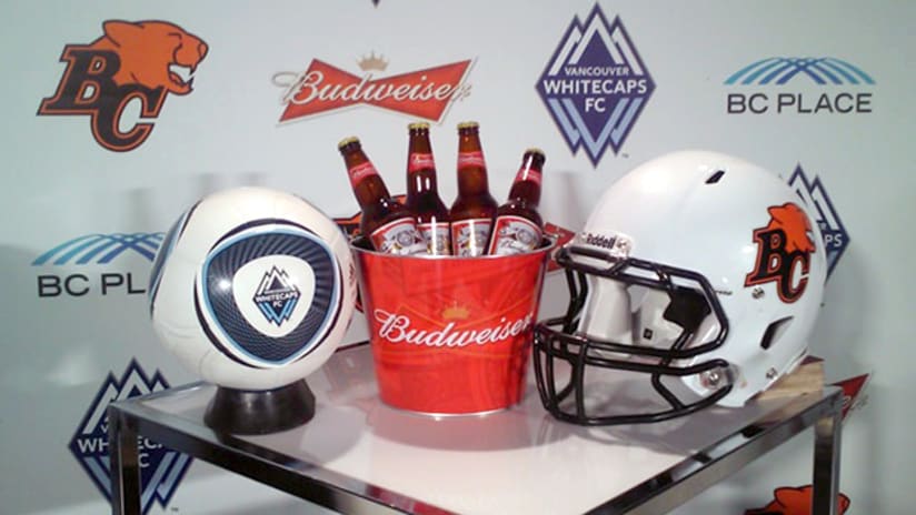The Vancouver Whitecaps and Budweiser announced a five-year partnership.
