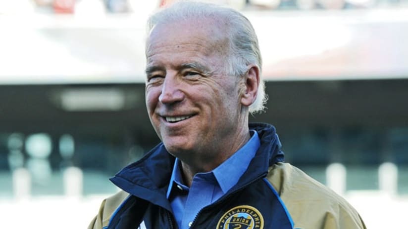 Joe Biden in Union jacket