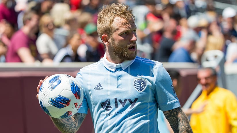 Johnny Russell - Sporting KC - closeup