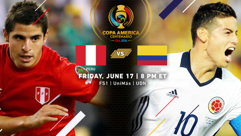 Peru vs. Colombia - June 17, 2016 - match image