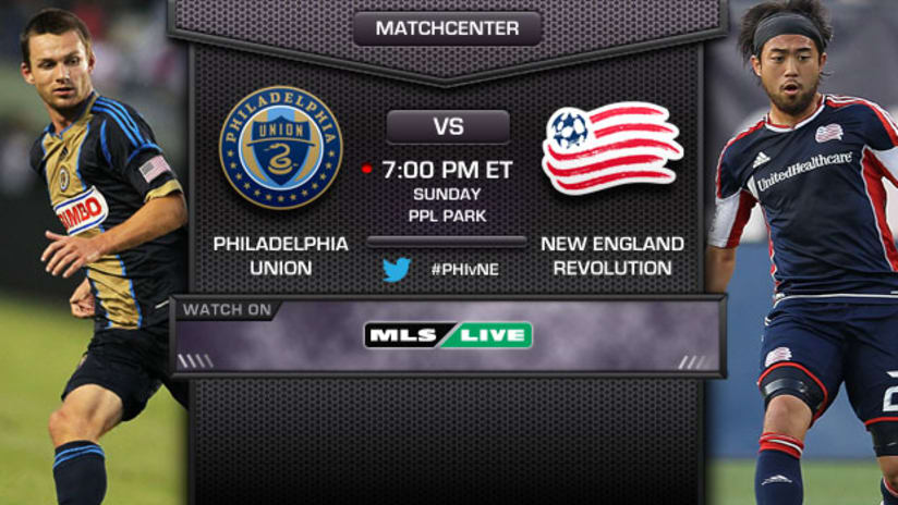 Philadelphia Union vs New England Revolution, July 29 2012