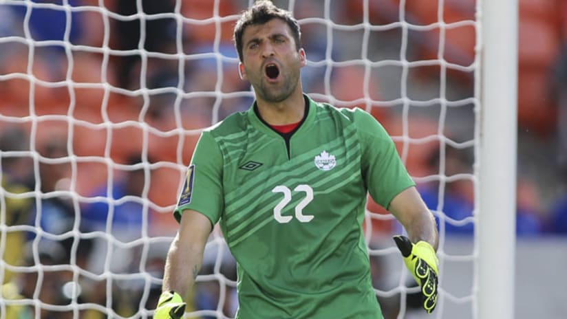 Canada goalkeeper Kenny Stamatopoulos during 2015 Gold Cup