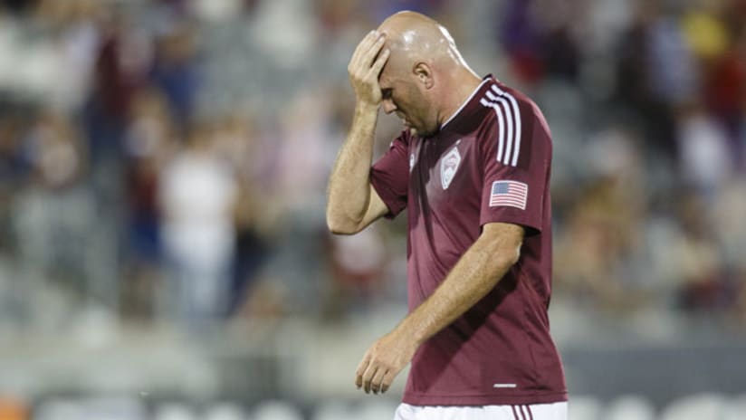 Conor Casey is not a happy guy