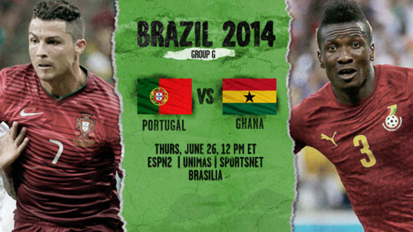 Portugal vs. Ghana, Group G (June 26, 2014)