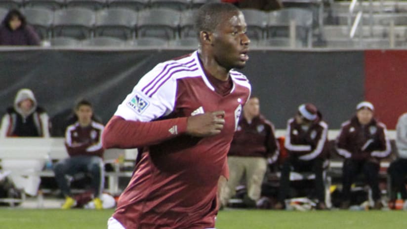 Brenton Griffiths in action for the Colorado Rapids reserves
