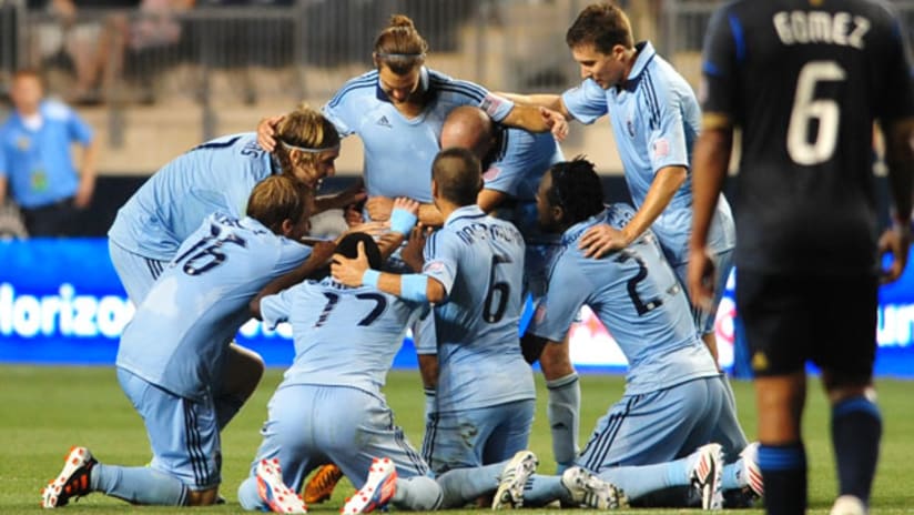 Sporting KC, SKC gather around after advancing to USOC final