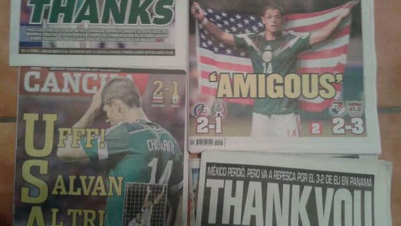 Mexican headlines after final day of Hex