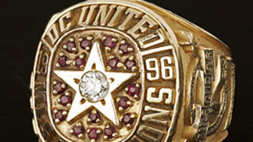 D.C. United won these championship rings with their historic victory.