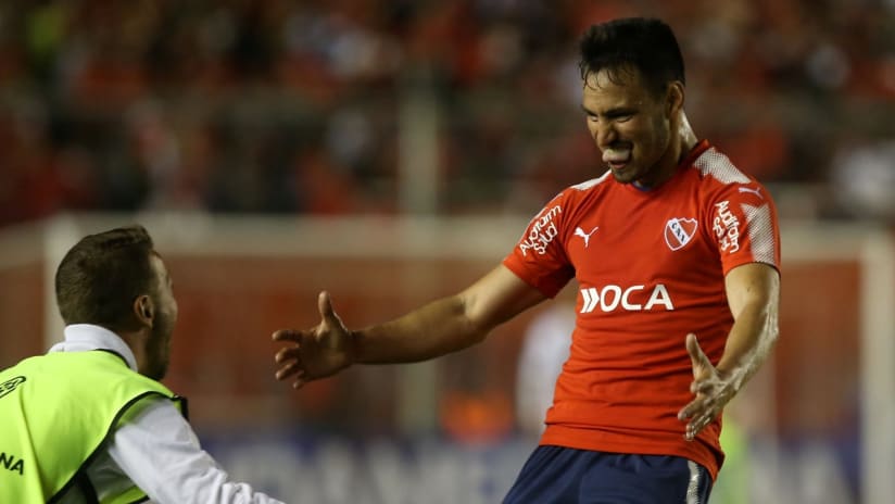 Juan Sanchez Mino - Independiente - celebrating