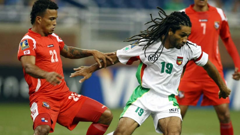 Stephane Auvray and Guadeloupe lost 3-2 to Panama.