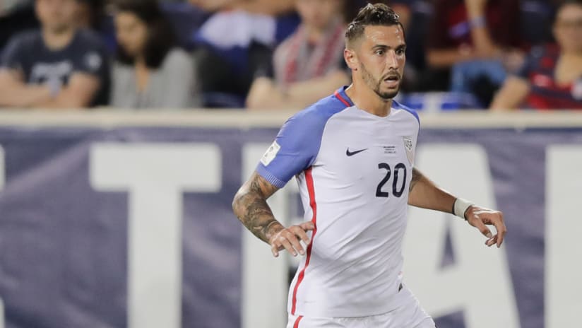 Geoff Cameron - in action for the USMNT against Costa Rica in 2017